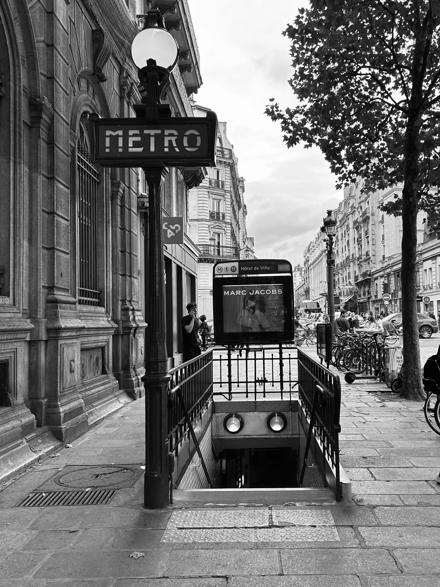 Ingresso della metropolitana di Parigi